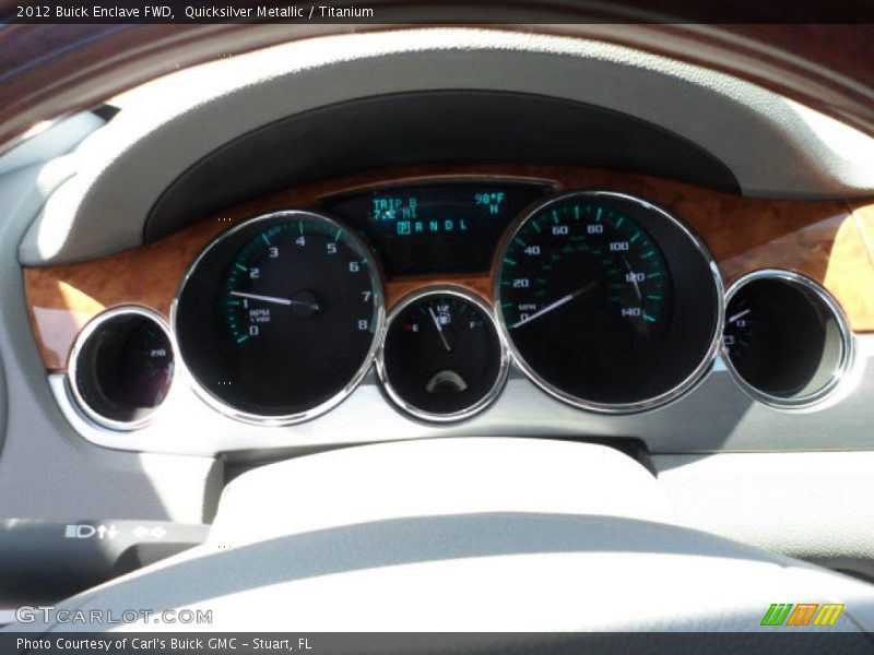 Quicksilver Metallic / Titanium 2012 Buick Enclave FWD