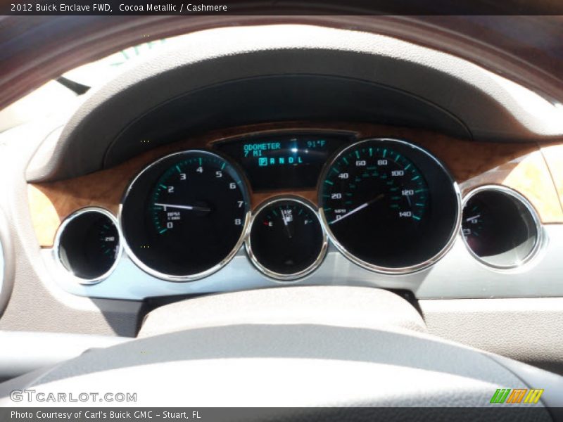 Cocoa Metallic / Cashmere 2012 Buick Enclave FWD
