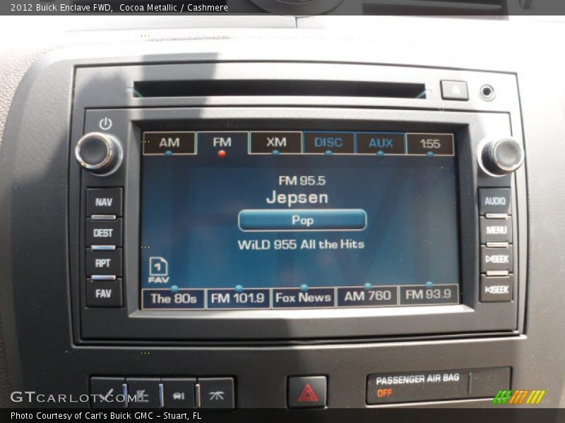 Cocoa Metallic / Cashmere 2012 Buick Enclave FWD