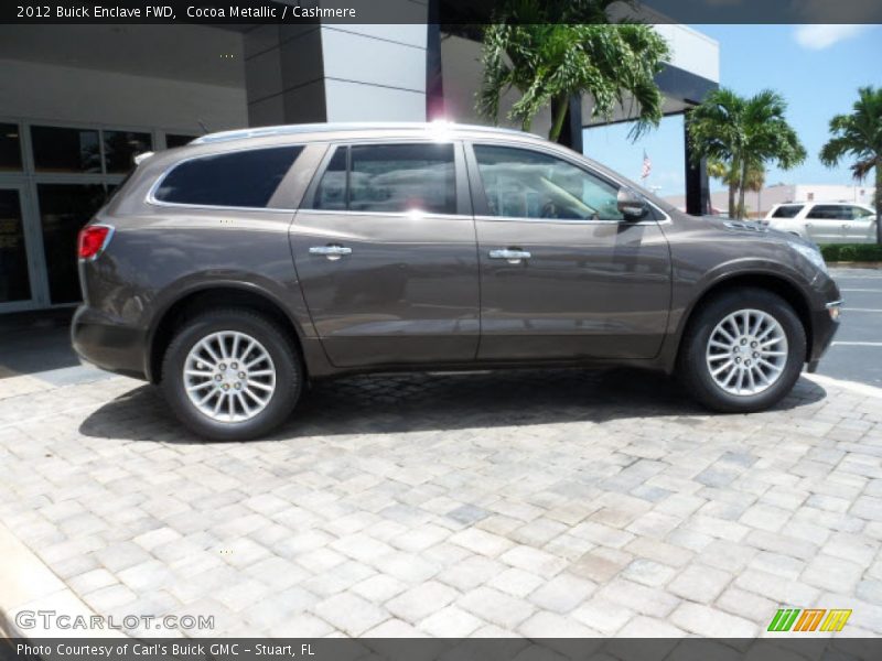 Cocoa Metallic / Cashmere 2012 Buick Enclave FWD