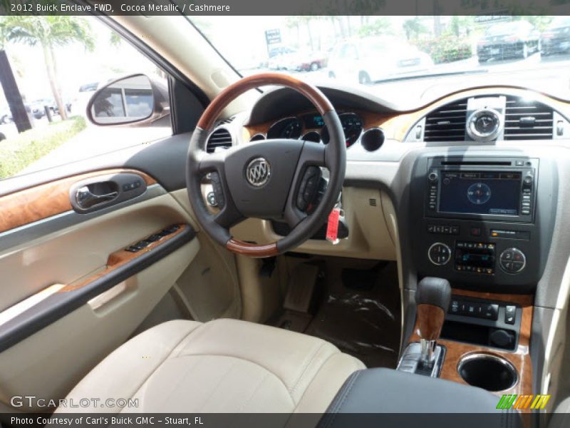 Cocoa Metallic / Cashmere 2012 Buick Enclave FWD