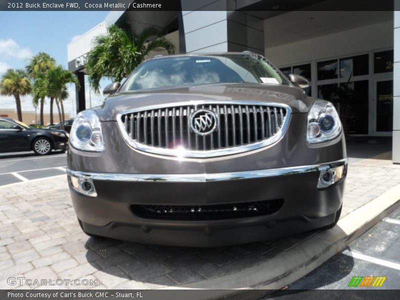 Cocoa Metallic / Cashmere 2012 Buick Enclave FWD