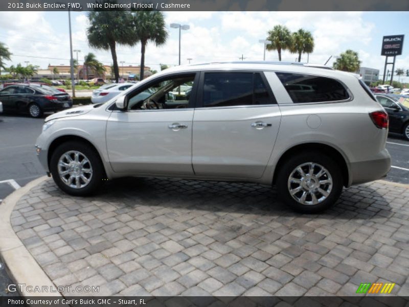 White Diamond Tricoat / Cashmere 2012 Buick Enclave FWD