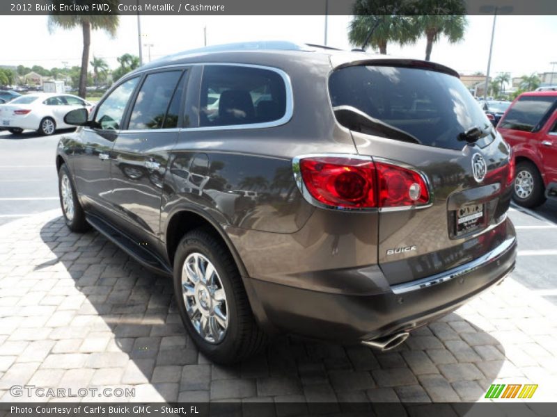 Cocoa Metallic / Cashmere 2012 Buick Enclave FWD