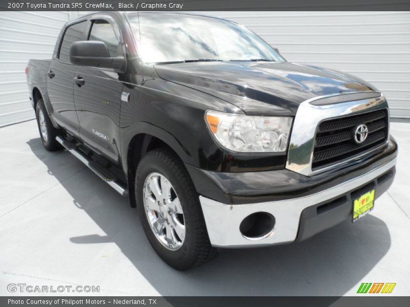 Black / Graphite Gray 2007 Toyota Tundra SR5 CrewMax