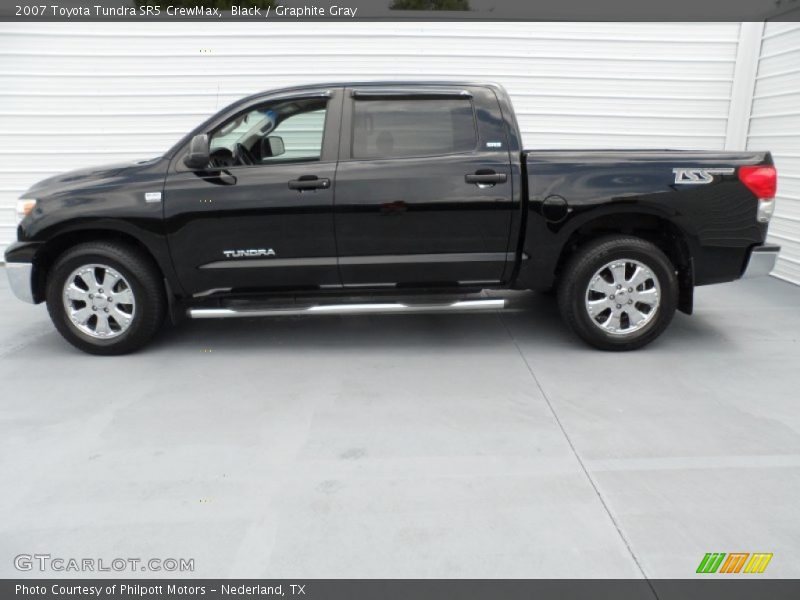 Black / Graphite Gray 2007 Toyota Tundra SR5 CrewMax