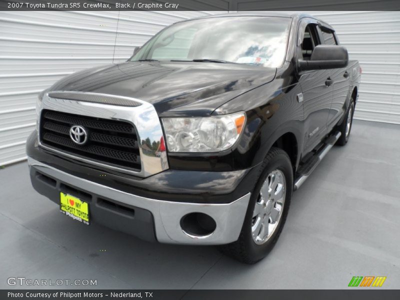 Black / Graphite Gray 2007 Toyota Tundra SR5 CrewMax