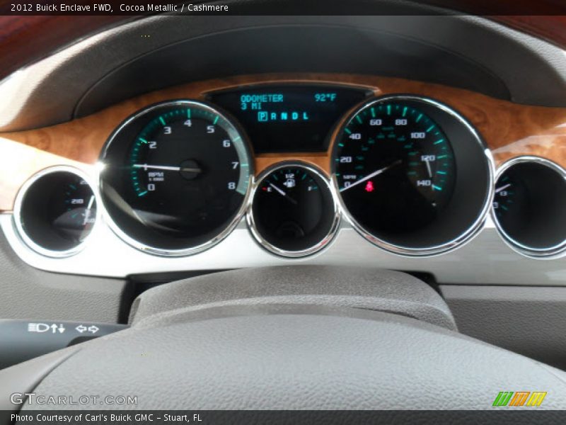 Cocoa Metallic / Cashmere 2012 Buick Enclave FWD