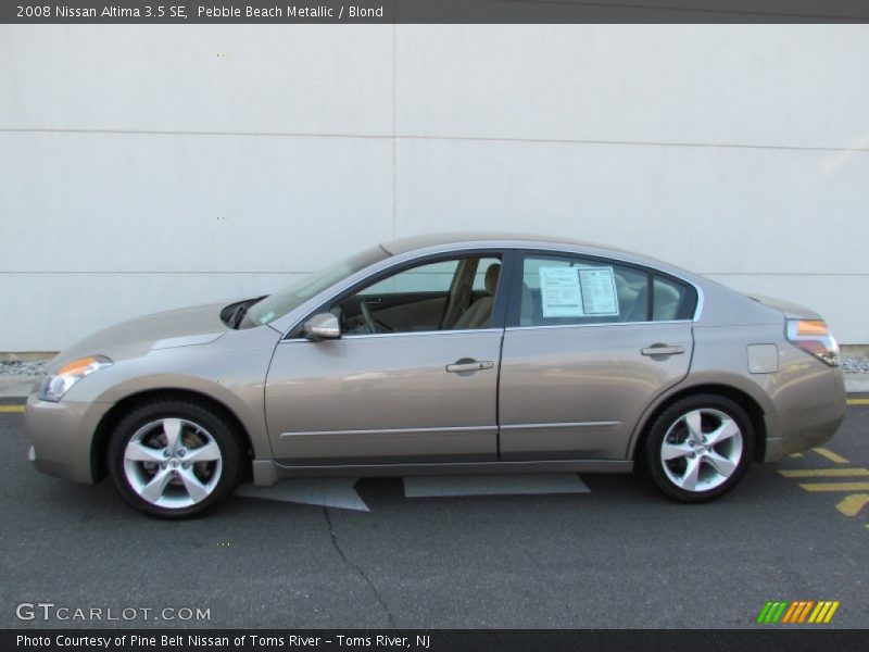 Pebble Beach Metallic / Blond 2008 Nissan Altima 3.5 SE
