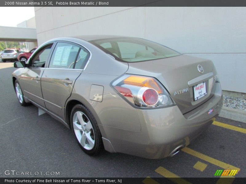Pebble Beach Metallic / Blond 2008 Nissan Altima 3.5 SE