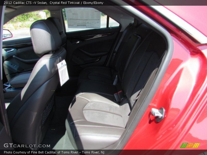 Crystal Red Tintcoat / Ebony/Ebony 2012 Cadillac CTS -V Sedan