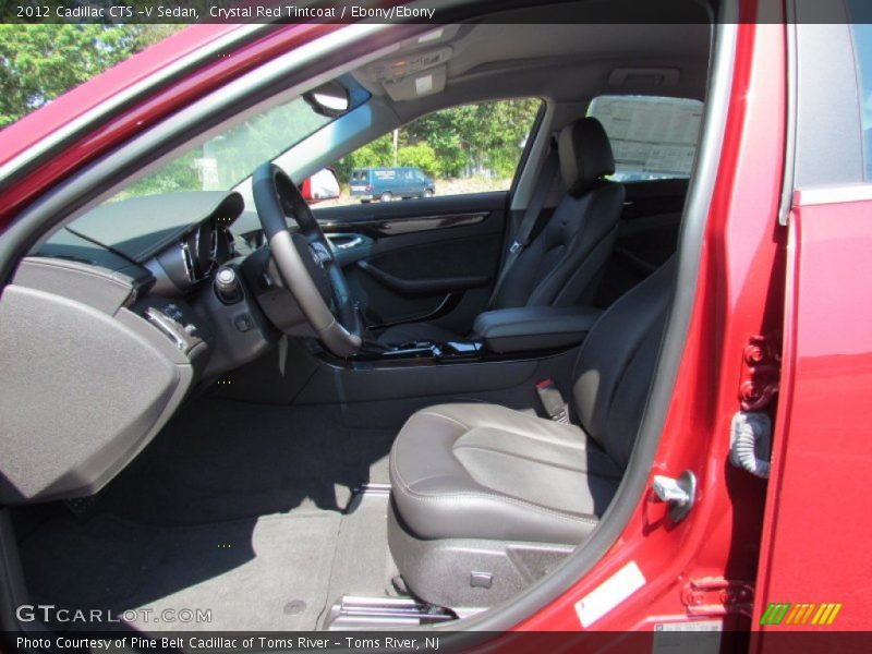 Crystal Red Tintcoat / Ebony/Ebony 2012 Cadillac CTS -V Sedan