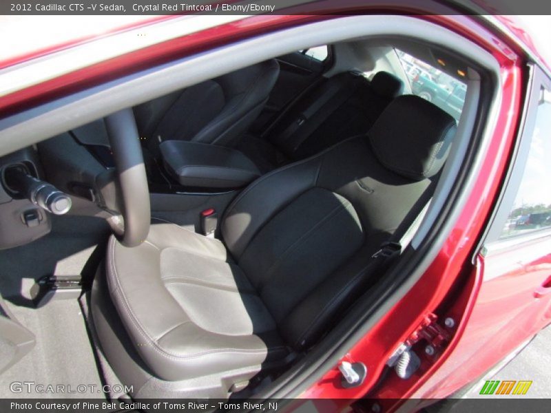 Crystal Red Tintcoat / Ebony/Ebony 2012 Cadillac CTS -V Sedan