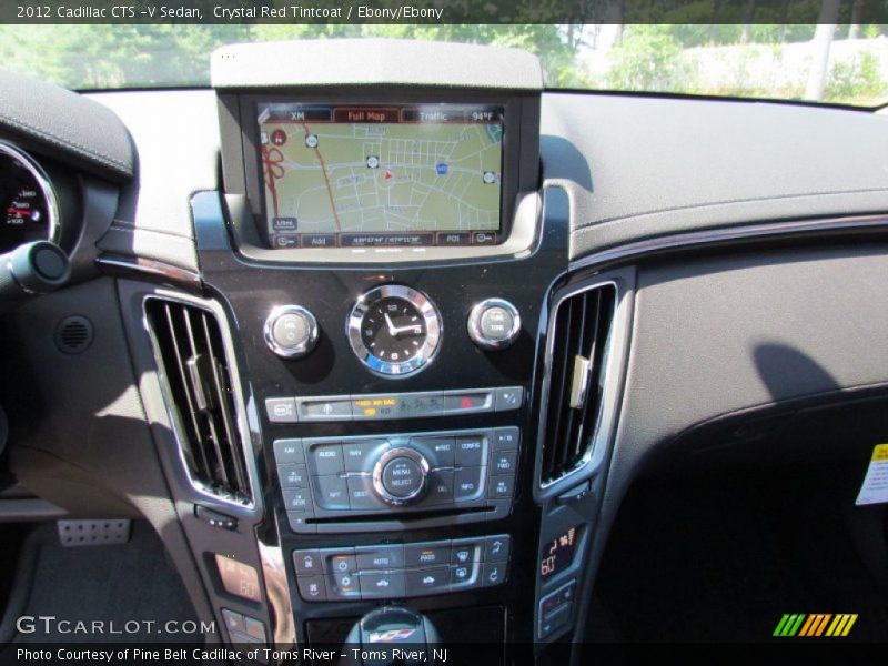 Crystal Red Tintcoat / Ebony/Ebony 2012 Cadillac CTS -V Sedan