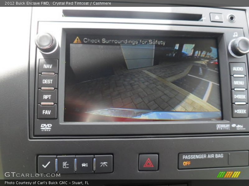 Crystal Red Tintcoat / Cashmere 2012 Buick Enclave FWD