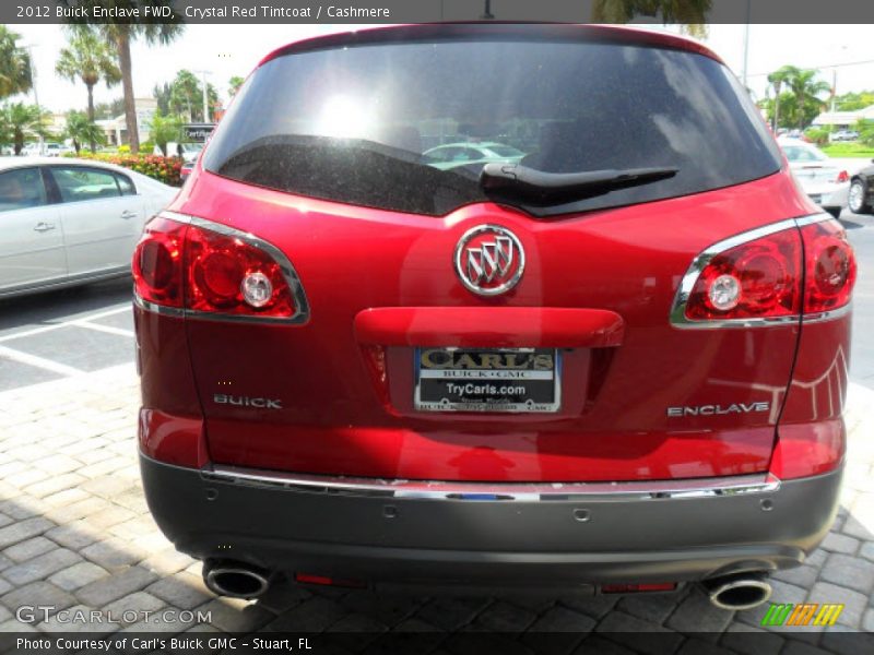 Crystal Red Tintcoat / Cashmere 2012 Buick Enclave FWD