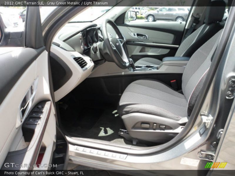 Gray Green Metallic / Light Titanium 2012 GMC Terrain SLE