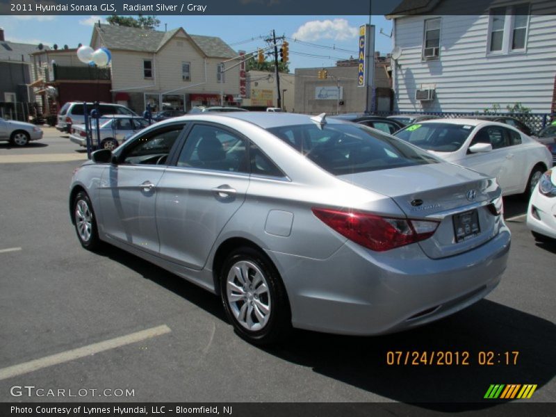 Radiant Silver / Gray 2011 Hyundai Sonata GLS