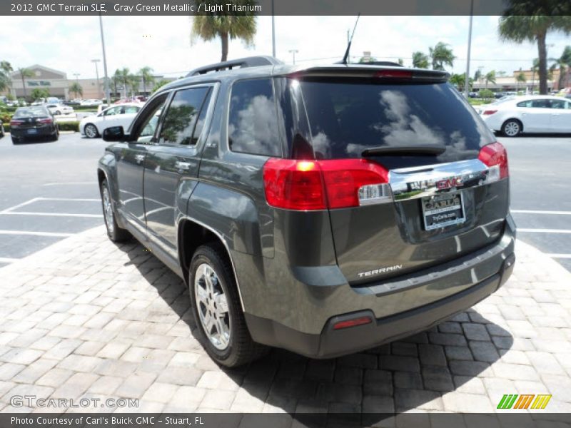 Gray Green Metallic / Light Titanium 2012 GMC Terrain SLE
