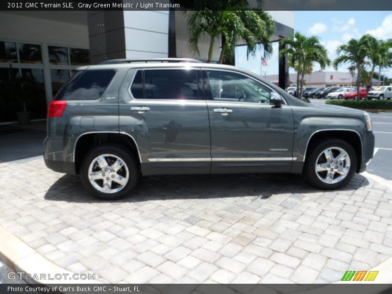 Gray Green Metallic / Light Titanium 2012 GMC Terrain SLE