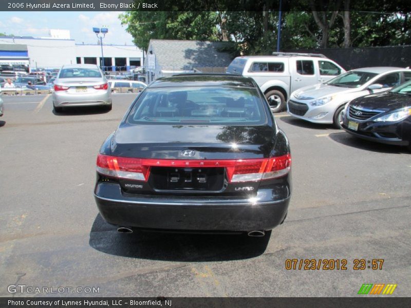 Ebony Black / Black 2006 Hyundai Azera Limited