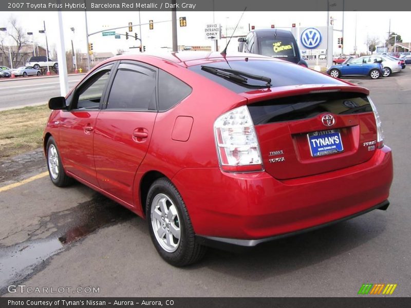 Barcelona Red Metallic / Dark Gray 2007 Toyota Prius Hybrid