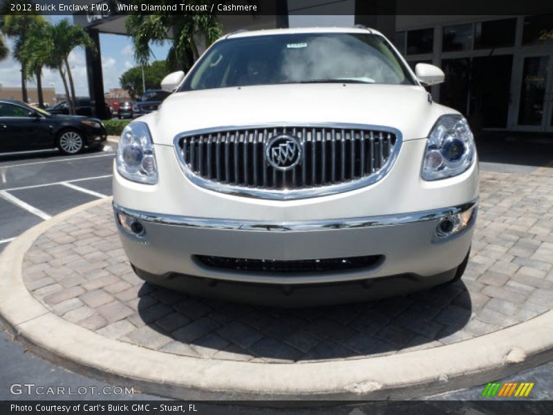 White Diamond Tricoat / Cashmere 2012 Buick Enclave FWD