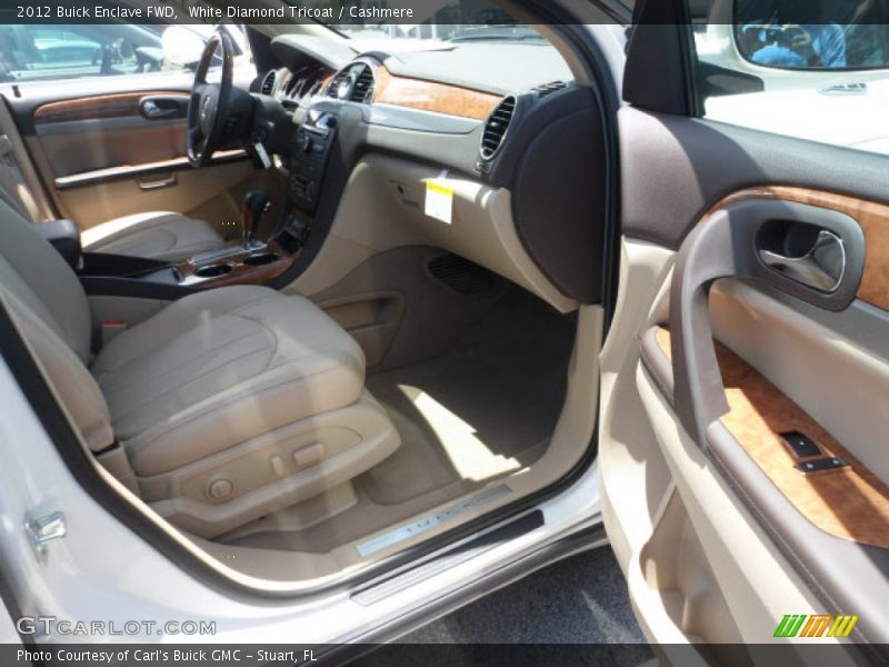 White Diamond Tricoat / Cashmere 2012 Buick Enclave FWD