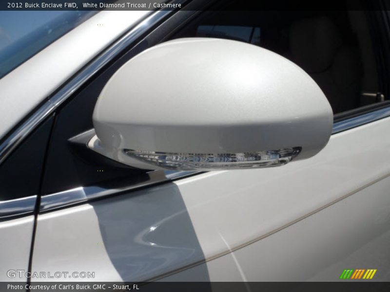 White Diamond Tricoat / Cashmere 2012 Buick Enclave FWD