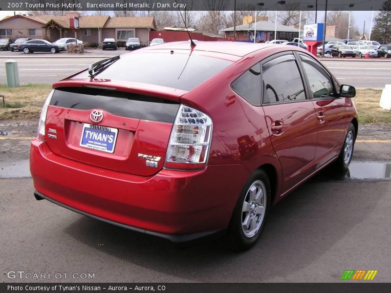 Barcelona Red Metallic / Dark Gray 2007 Toyota Prius Hybrid