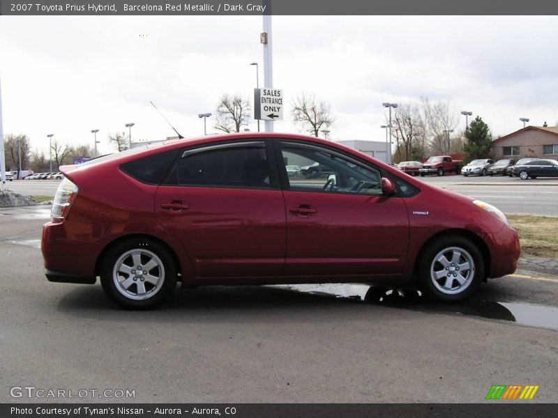 Barcelona Red Metallic / Dark Gray 2007 Toyota Prius Hybrid