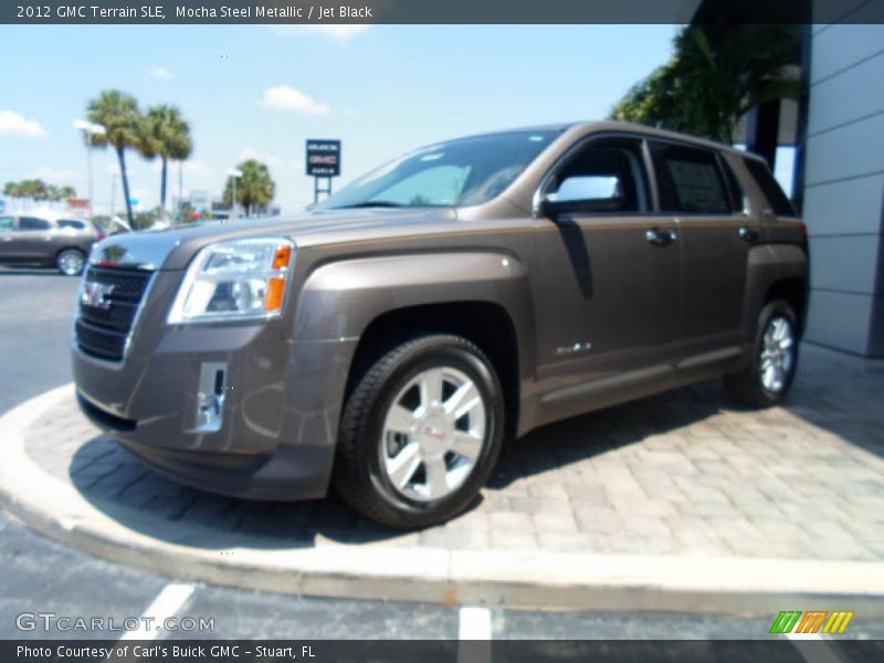 Mocha Steel Metallic / Jet Black 2012 GMC Terrain SLE