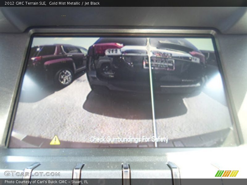 Gold Mist Metallic / Jet Black 2012 GMC Terrain SLE
