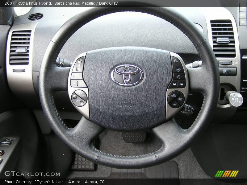 Barcelona Red Metallic / Dark Gray 2007 Toyota Prius Hybrid