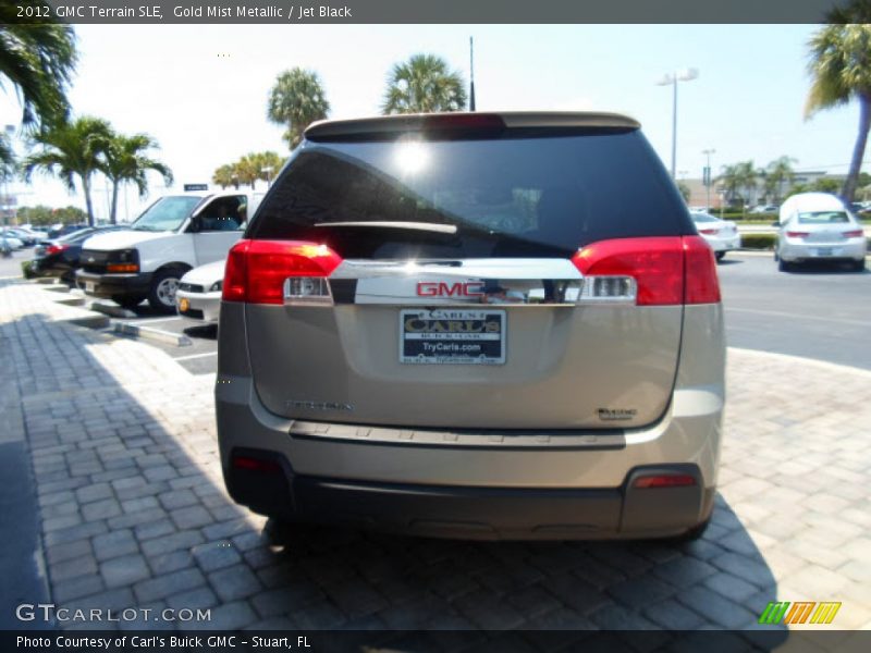 Gold Mist Metallic / Jet Black 2012 GMC Terrain SLE