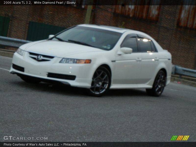 White Diamond Pearl / Ebony 2006 Acura TL 3.2