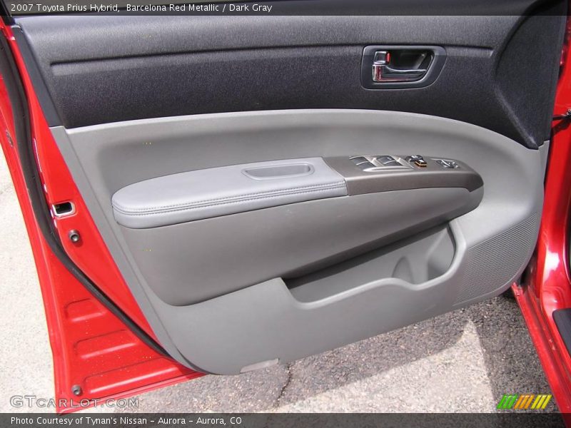 Barcelona Red Metallic / Dark Gray 2007 Toyota Prius Hybrid