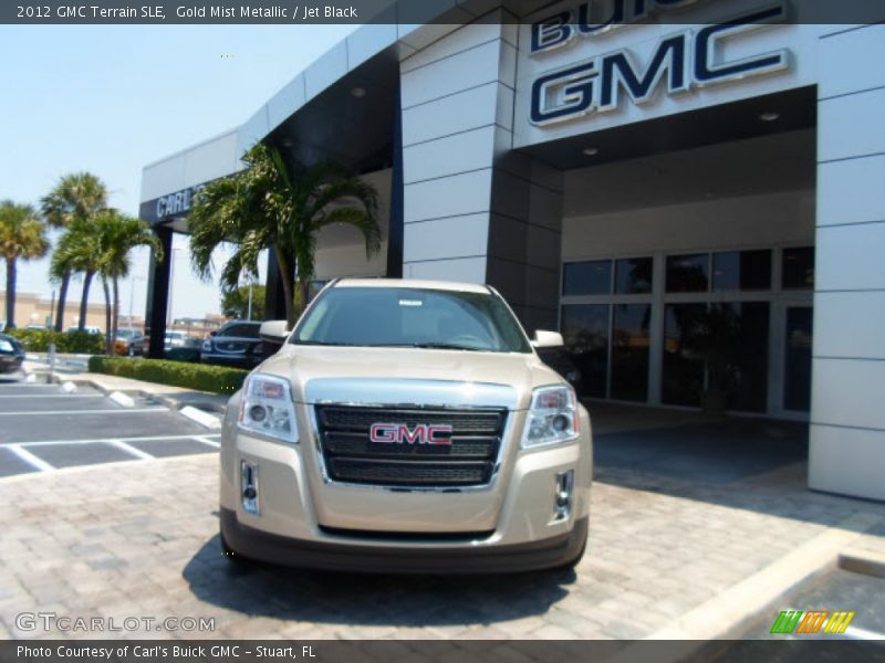 Gold Mist Metallic / Jet Black 2012 GMC Terrain SLE