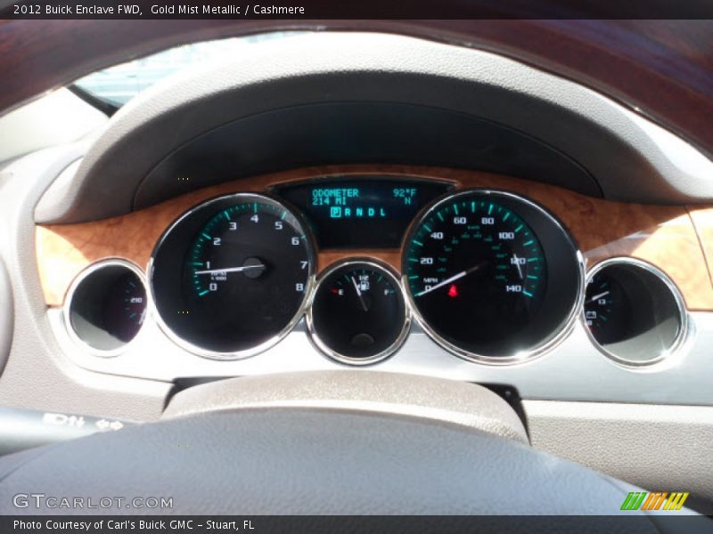 Gold Mist Metallic / Cashmere 2012 Buick Enclave FWD