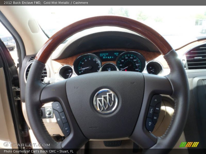 Gold Mist Metallic / Cashmere 2012 Buick Enclave FWD
