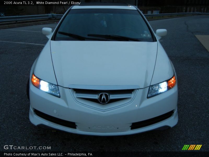 White Diamond Pearl / Ebony 2006 Acura TL 3.2