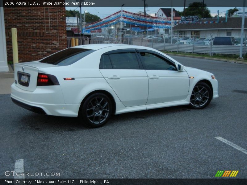 White Diamond Pearl / Ebony 2006 Acura TL 3.2