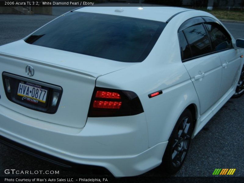 White Diamond Pearl / Ebony 2006 Acura TL 3.2