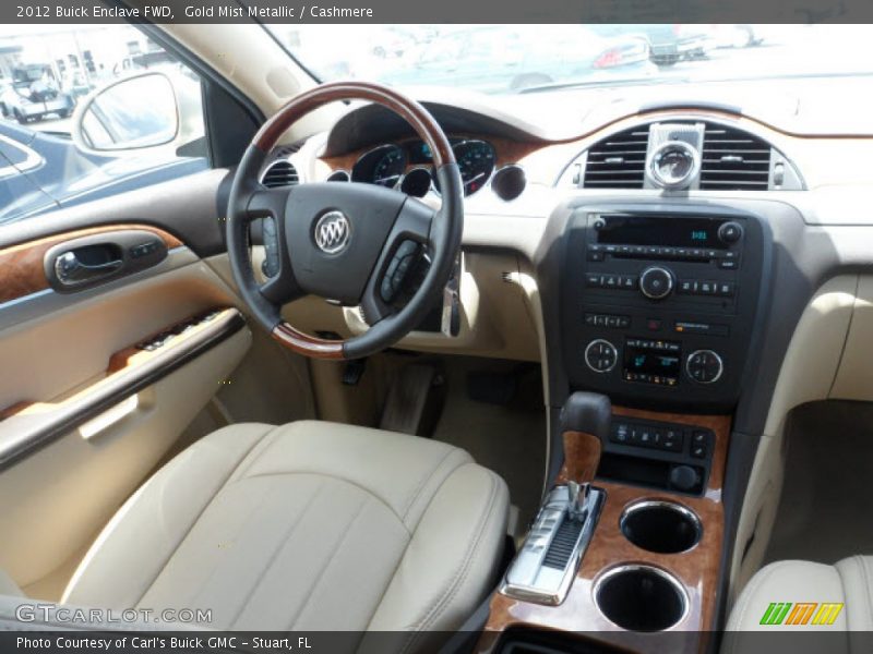 Gold Mist Metallic / Cashmere 2012 Buick Enclave FWD