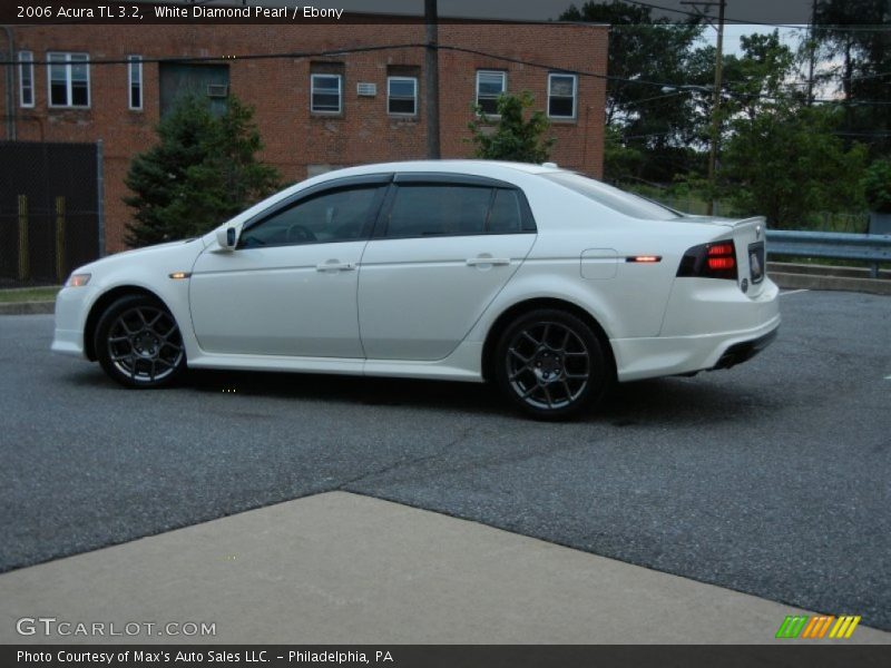 White Diamond Pearl / Ebony 2006 Acura TL 3.2