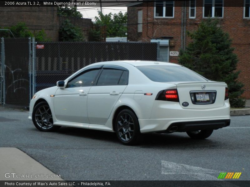 White Diamond Pearl / Ebony 2006 Acura TL 3.2