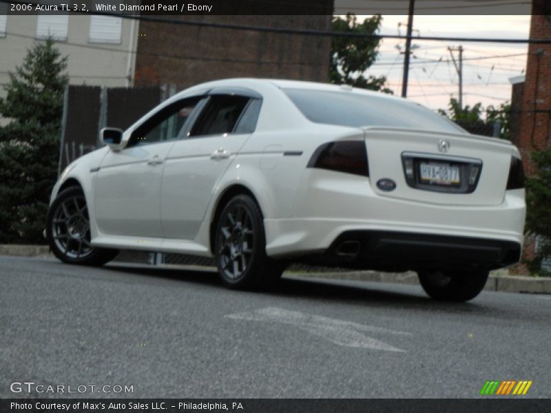 White Diamond Pearl / Ebony 2006 Acura TL 3.2