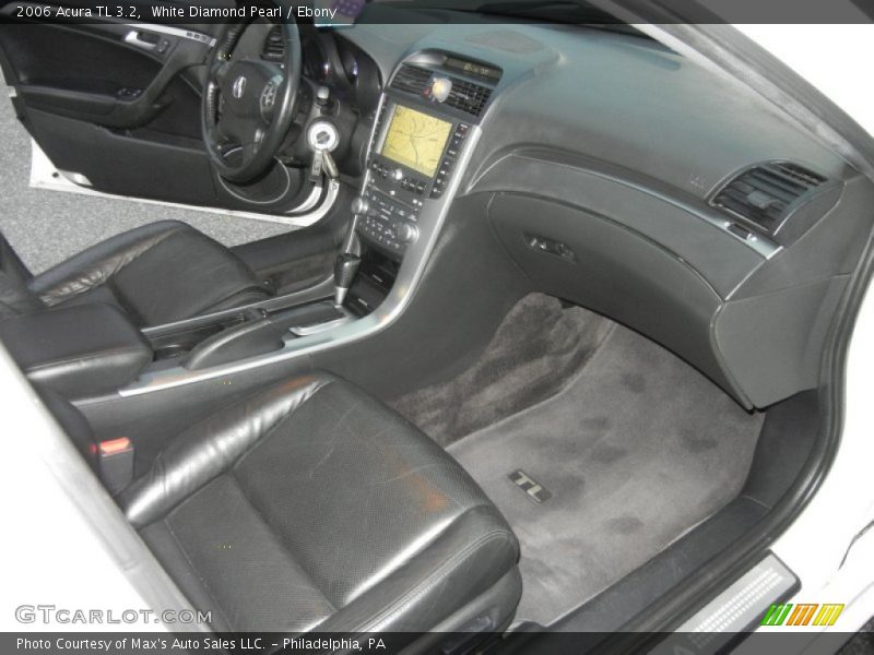 White Diamond Pearl / Ebony 2006 Acura TL 3.2