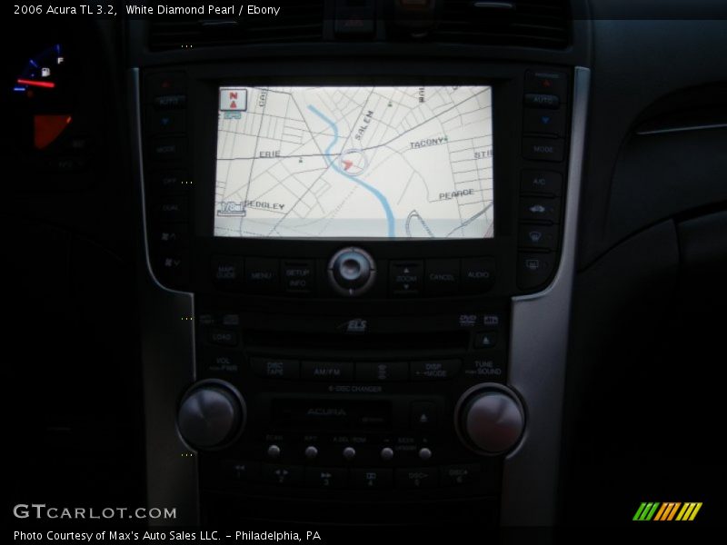 White Diamond Pearl / Ebony 2006 Acura TL 3.2