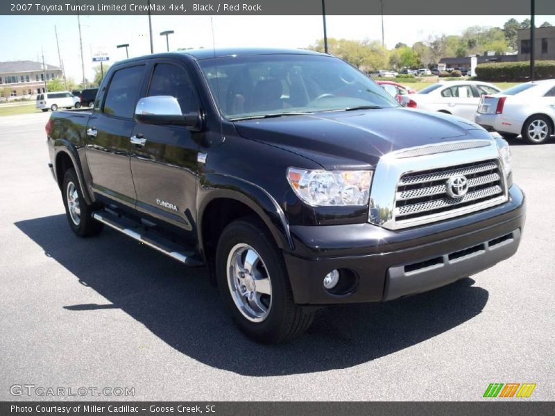 Black / Red Rock 2007 Toyota Tundra Limited CrewMax 4x4